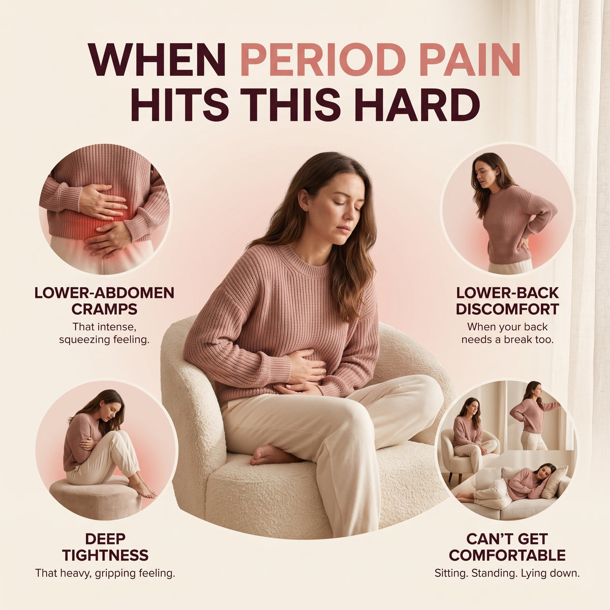 Menstrual Cramp Comfort Belt